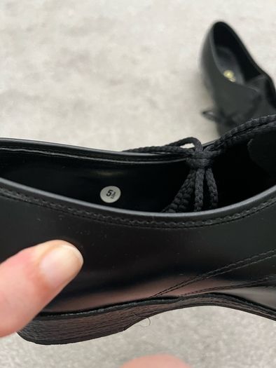 McKenna 93 Women's Black Lace-Up Uniform Duty Shoes Size UK 5.5 Narrow Fit