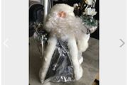 Silver Santa Tree Topper