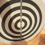Dart board come with darts Image 3