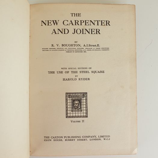 Carpenter and joiner books 1947 Vol 1-3 Caxton