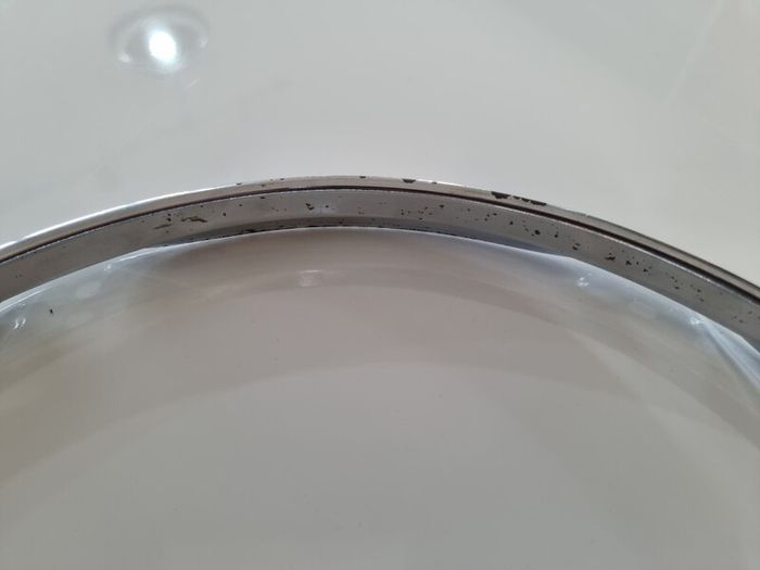 Ludwig 1970s genuine 14" triple flange hoops 6 hole lug ear