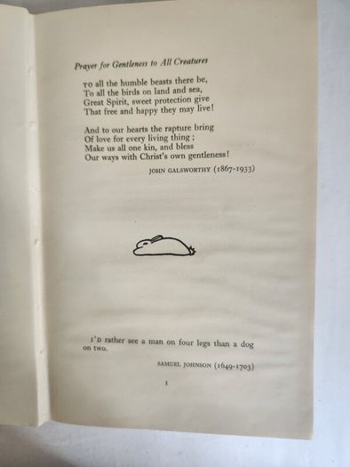 The Neighbourhood. An Animal Anthology. Compiled And Illustrated By Fougasse. Hardback With Dustjacket Second Edition.