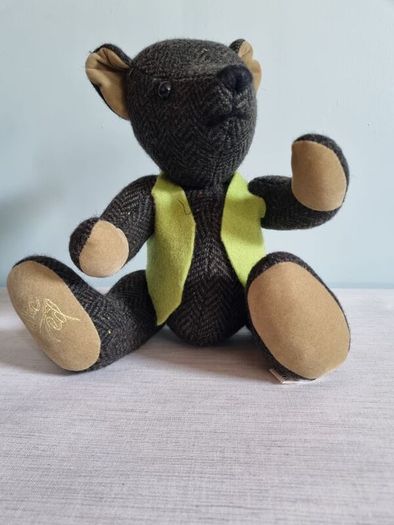 Celtic Ted Teddy Bear by Celtic Tweed, Ireland.