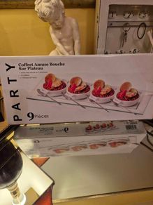 Zodiac Party 9-Piece Mini Gratin Bowl & Serving Tray Set - BNIB, AV