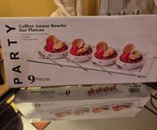 Zodiac Party 9-Piece Mini Gratin Bowl & Serving Tray Set - BNIB, AV