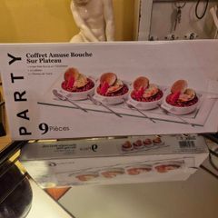 Zodiac Party 9-Piece Mini Gratin Bowl & Serving Tray Set - BNIB, AV