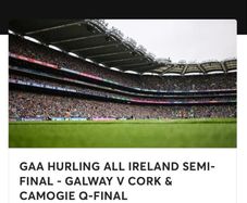 Cork Galway All Ireland Semi Final Ticket