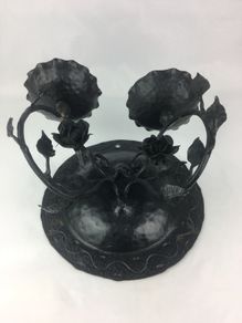 Vintage wall rose candleholder