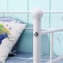 90 x 190cm Day Bed Frame, Single Bed with Headboard and Slatted Frame Image 8