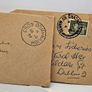 Stamps Mixed Lot on Envelopes See Pictures Image 10