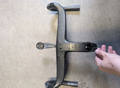 CRW integrated handlebars 110/36