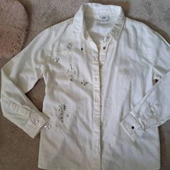 River Island diamond white shirt new