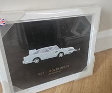 Janes Bond Aston Martin Framed Print