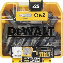 DEWALT Screwdriver PZ2 25 Piece Bit Set in Tic Tac Box, DT71521-QZ