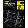 3 tier steel dumbbell and weight rack Image 8