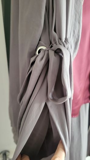 M&S Collection Silver Grey longline lightweight coat Sz 12 Oversized (Fit 12-16Uk) - Rrp 99 (New)