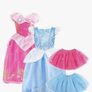 Girls Princess Costume pink and blue, 6 Pieces Image 6