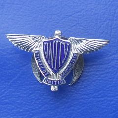 UNITY - SOCIETY OF UNITED MOTORISTS (buttonhole fitting) - membership enamel badge (c.1935)
