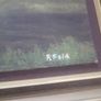 a large oil painting on board castle ruins by dublin artist frank feld Image 4