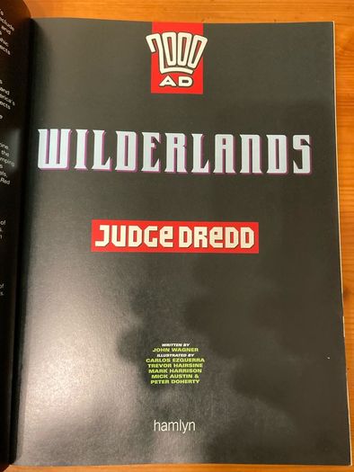 Graphic novel:'Judge Dredd Wilderlands'