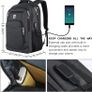 Laptop Backpack with USB Charging&Headphone Port,Anti-Theft Business Computer Rucksack with Breathable Padded Shoulder Strap, Water Resistant for School/Work/Travel Image 6