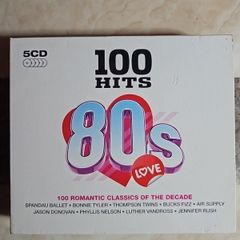 100 Hits 80s Love 5CD Boxset