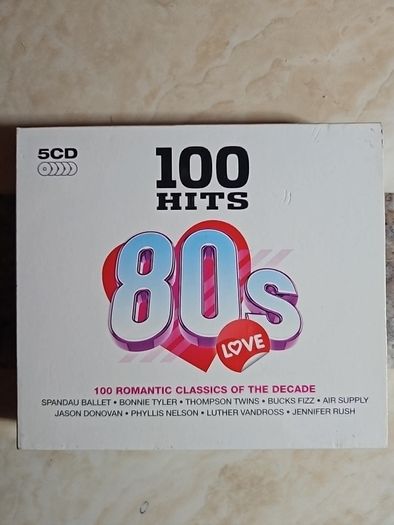 100 Hits 80s Love 5CD Boxset