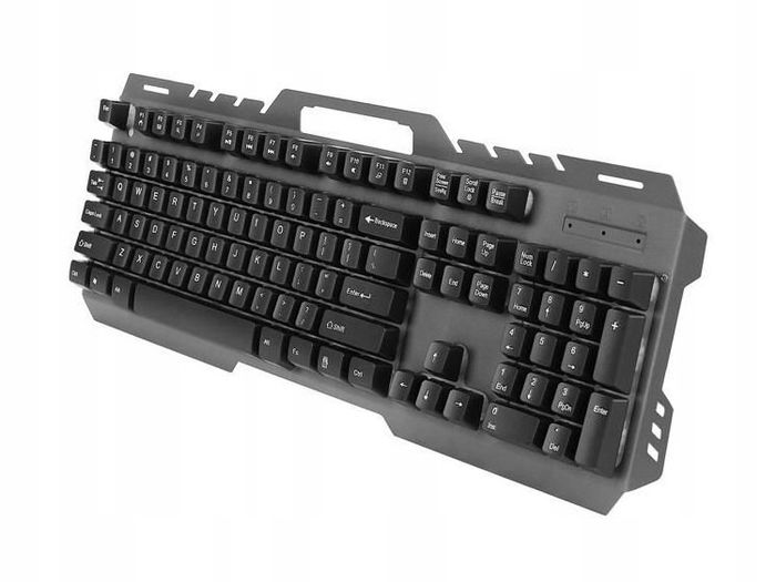 New GT-5 PC Metal Gaming LED Rainbow Backlight Wired USB Keyboard 104 Keys #885