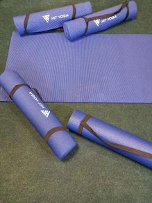 HIT YOGA 5mm BLUE YOGA MAT Comfortable Lightweight & Durable