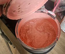 Eggshell Valspar Pink paint