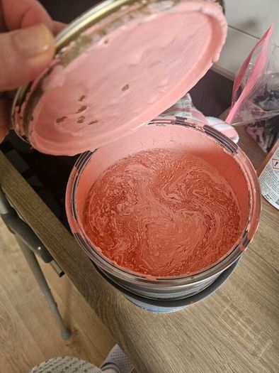 Eggshell Valspar Pink paint