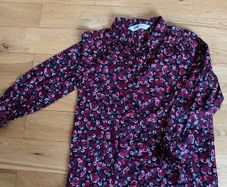 Flowery shirt with adjustable sleeves from H&M for 10 year old
