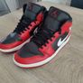 Air Jordan 1 Mid Unisex-high Top Trainers Uk 7.5 Image 4