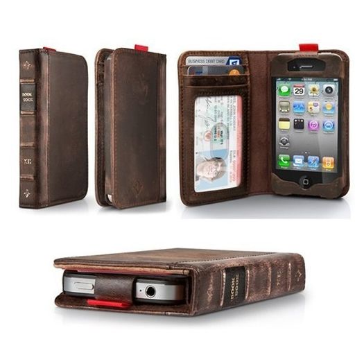 Leather Twelve South Book iPhone 4, 4S Case Book Design Flip Wallet