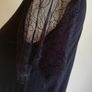 Pretty Little Thing Rain Black Eyelash Lace Sleeve T Shirt New With Tags Size 10 Image 9