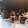 6 X Vintage Car cans and funnels Image 2
