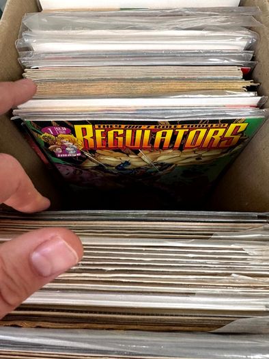 Marvel, DC & Indie Medium Comic Box w 180 comics for Sale