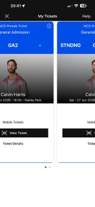 Calvin Harris 1 ticket