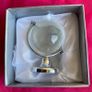 Glass globe paper weight x2 one gold & silver Image 5