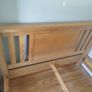 Solid wood king size bed frame Image 2