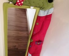 Vintage Alligator Child Safe Non-Glass Mirror