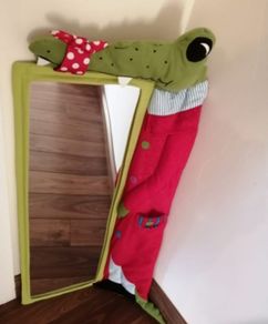 Vintage Alligator Child Safe Non-Glass Mirror