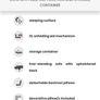 Sofa Bed. Sleeping fuction with Storage container. Comfortable sleep for your guests. High quality materials. Great condition. Decorative pillows included. Image 6