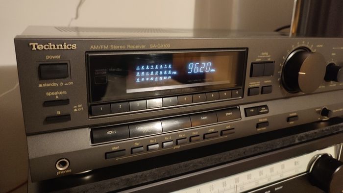 TECHNICS SA-GX100 Receiver/Amplifier. VGC. Cleaned