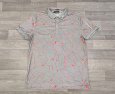 J.Lindeberg Marbled Golf Polo Shirt Mens XXL