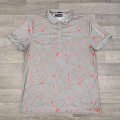 J.Lindeberg Marbled Golf Polo Shirt Mens XXL