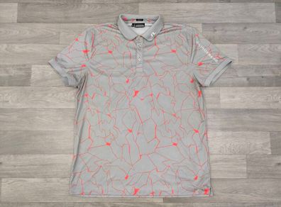 J.Lindeberg Marbled Golf Polo Shirt Mens XXL