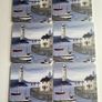 Denby pack of six light house coasters Image 4