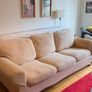 3-seater sofa - cream textured fabric Image 3