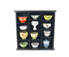 Miniature Japanese porcelain bowls